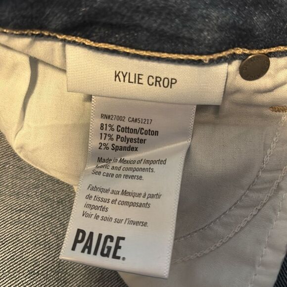 PAIGE Kylie Crop Jeans Size 28 - Picture 8 of 8